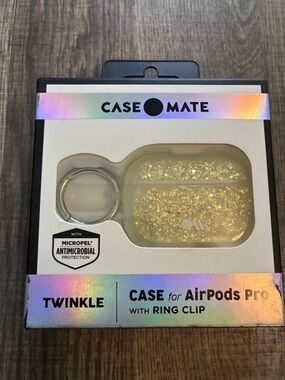 case-mate Twinkle AirPods Pro Case - Iridescent Gold Glitter